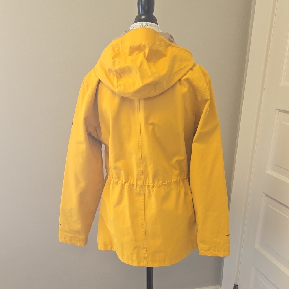 Eddie Bauer Yellow Utility Jacket with Drawstring Waist - Picture 2 of 8